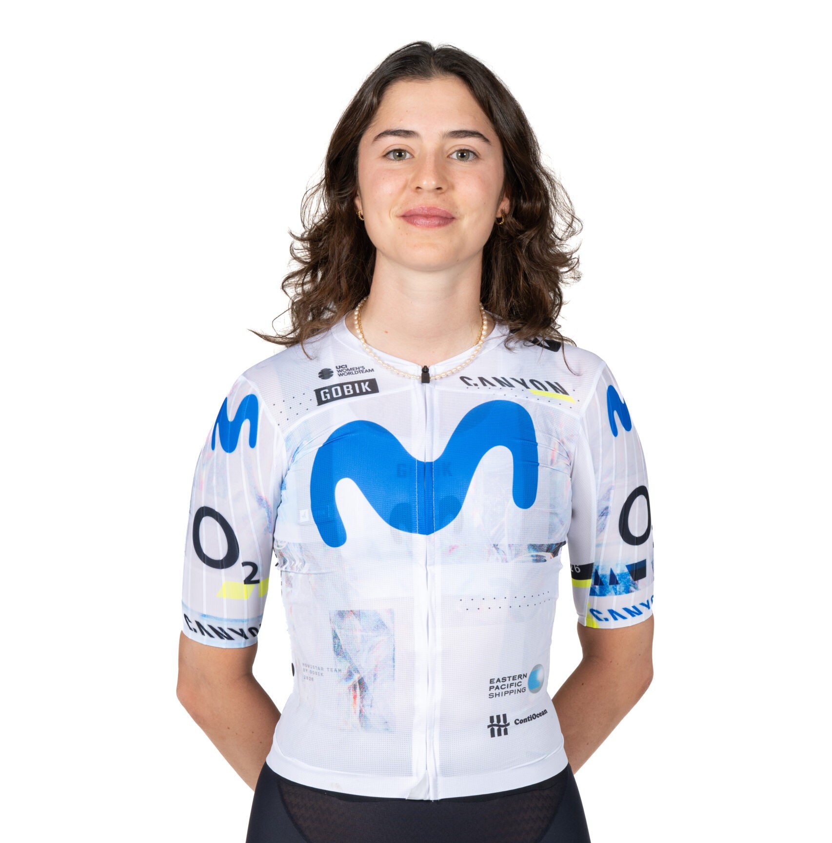 Tota Magalhães com o uniforme da Movistar Team