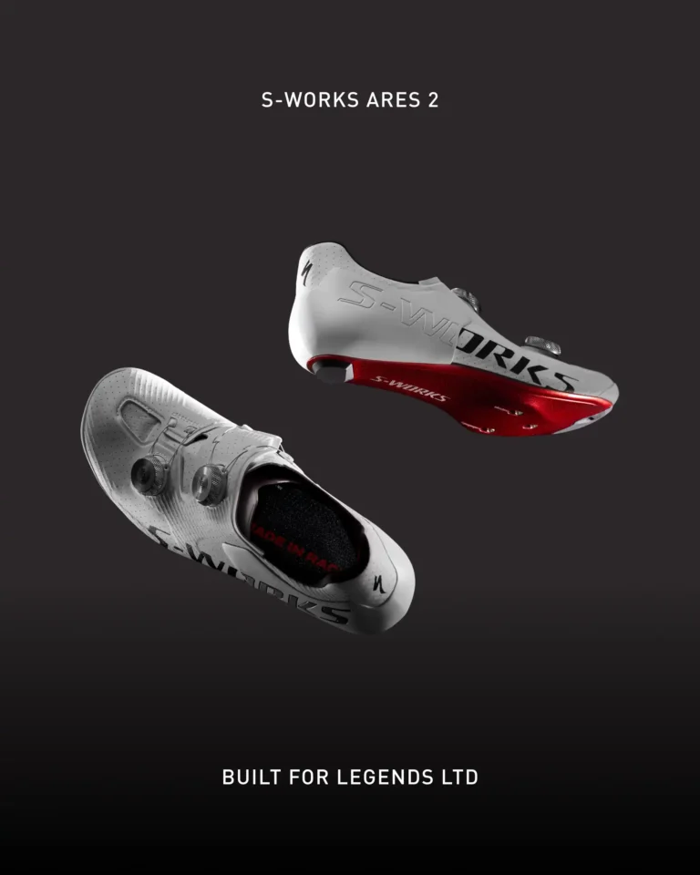 S-Works Ares 2 Built for Legends LTD Collection - sapatilha vermelho metálico Specialized
