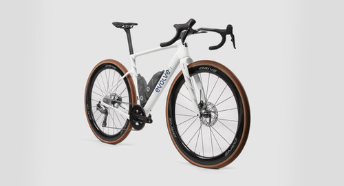 Evolve CIMA GR Sailfish Pearl montada completa com pneus de gravel