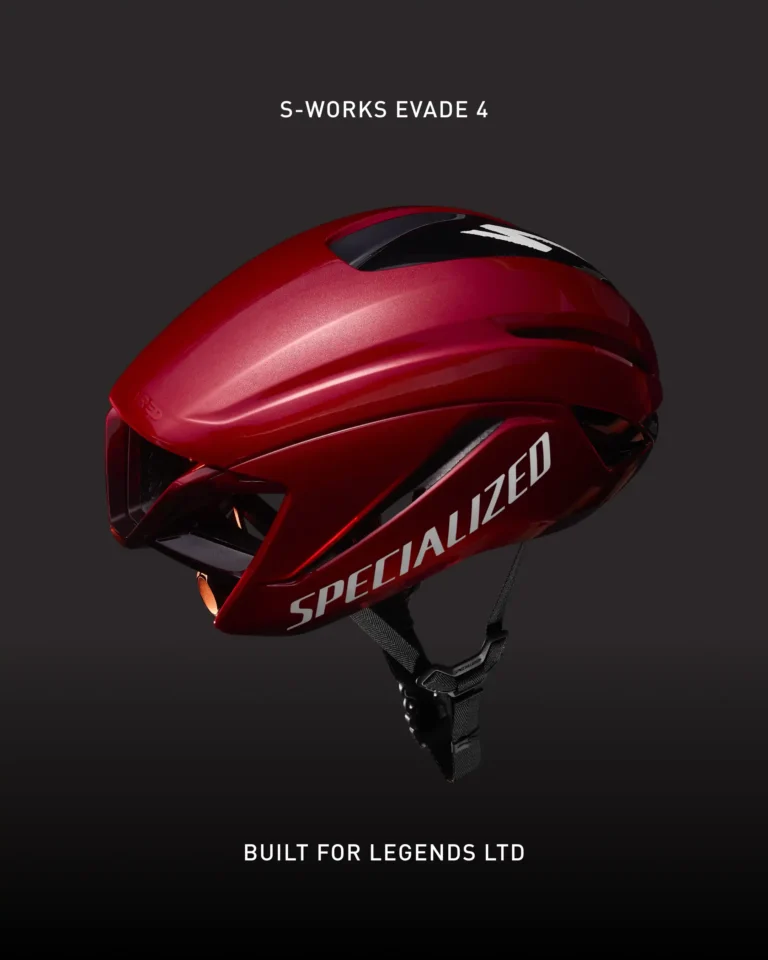S-Works Evade 4 Built for Legends LTD Collection - capacete vermelho metálico Specialized