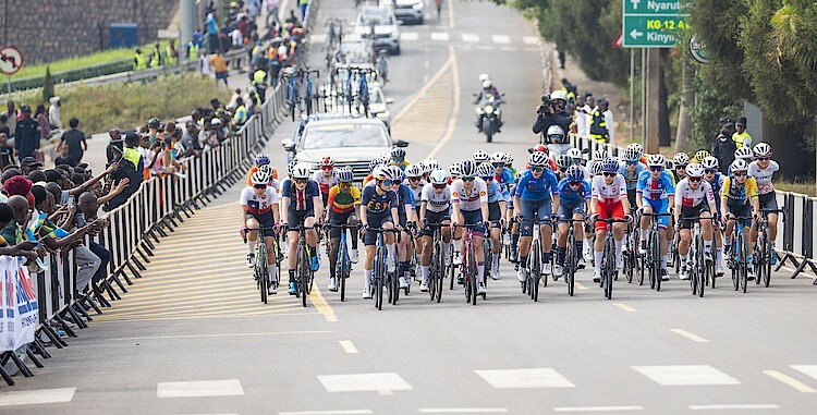 Pelotão do Campeonato Mundial de Ciclismo de Estrada de 2025 em Kigali
